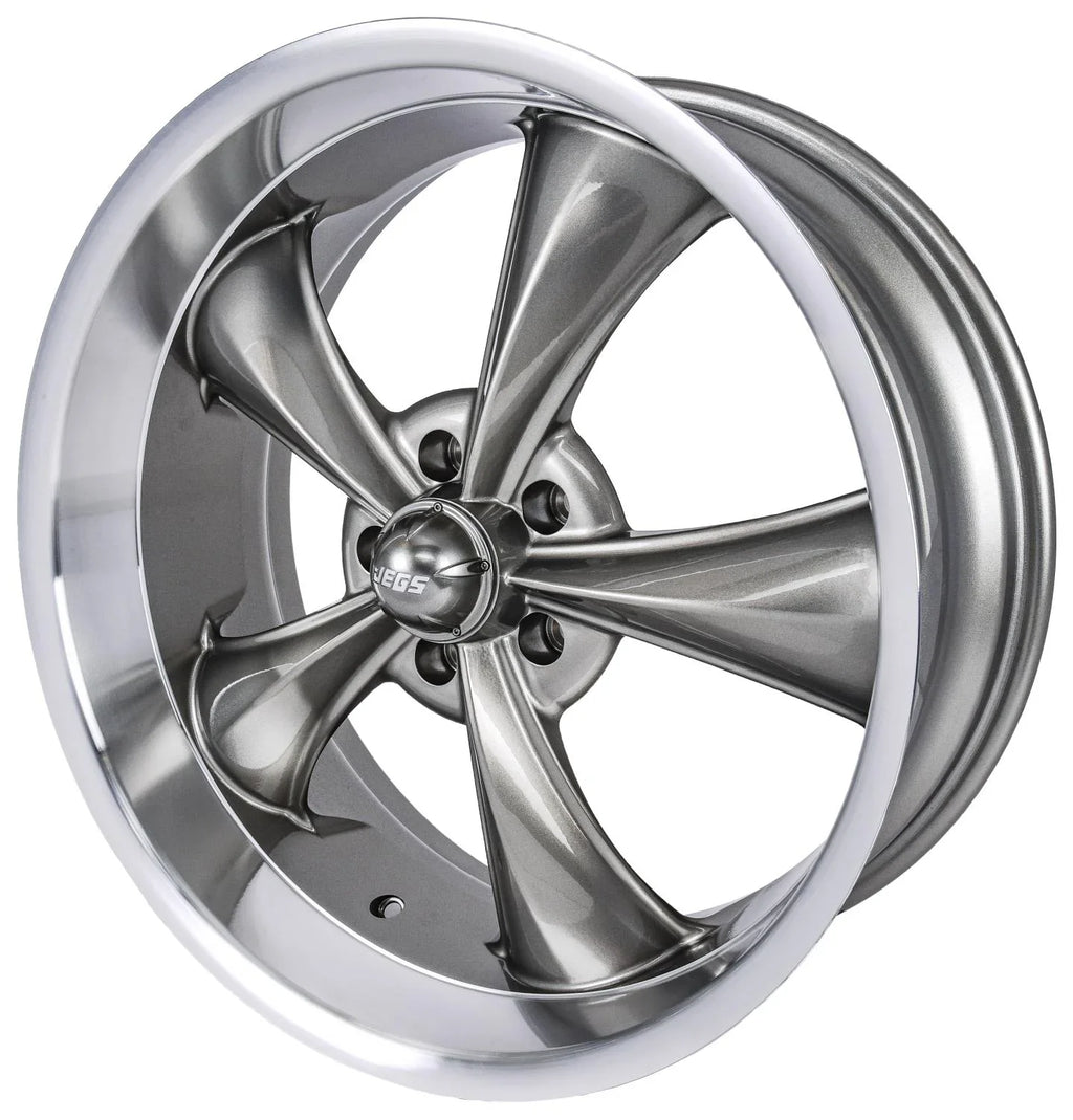 20 Wheel x Size: Resto-Rod 681339 JEGS 4.75 x Pattern: 8.5 Back 5 Bolt Spacing:
