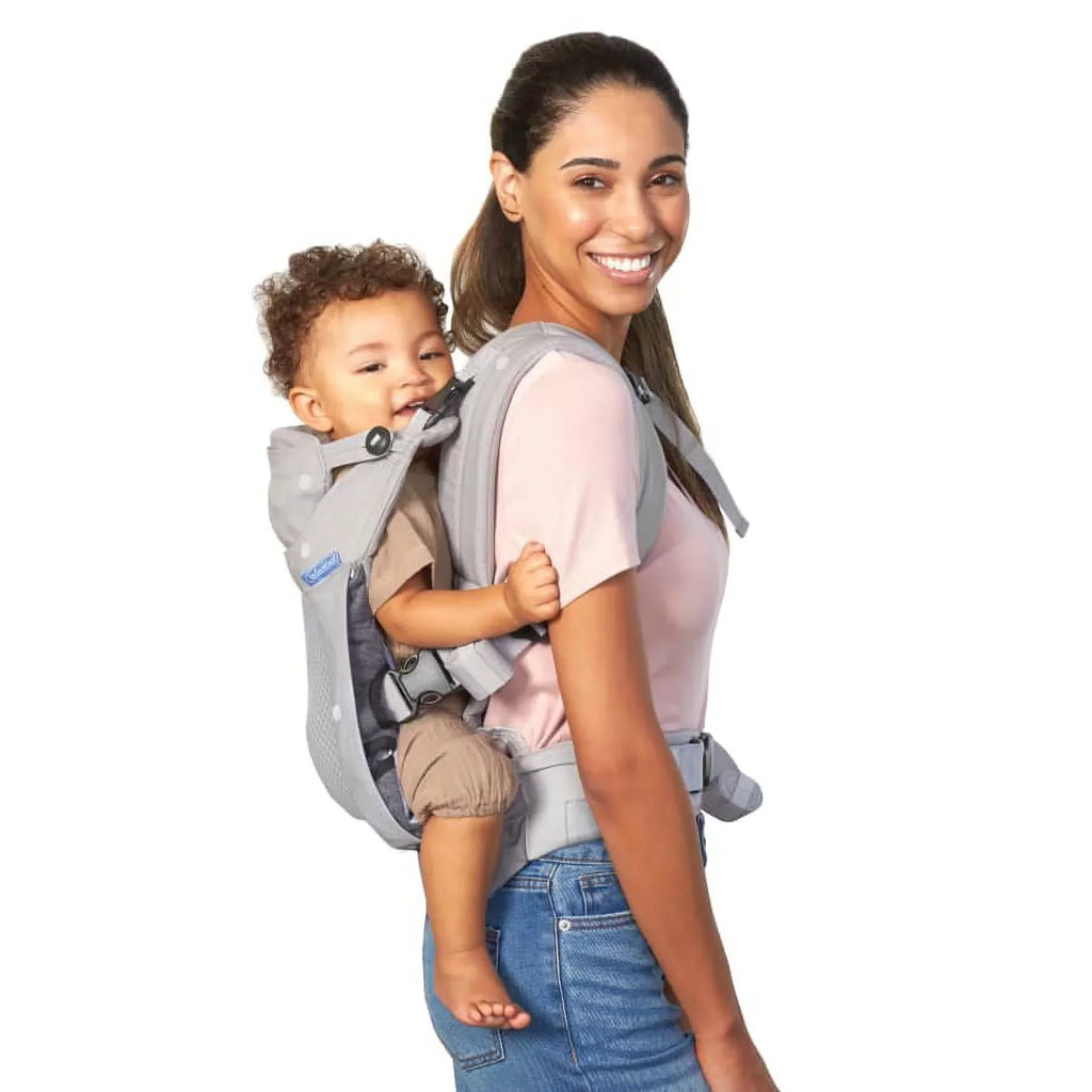 Baby Unisex, Ergonomic 4-Position, Infantino in-Season-5 Gray Carrier, Layer 8-40lb,