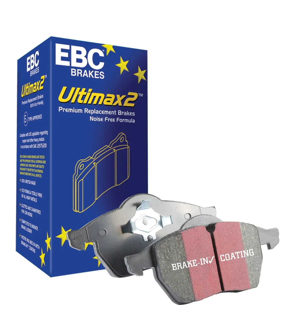 2005-2006 EBC GTO Cadillac Pads CHEVROLET Front Ultimax2 4.6 select: CORVETTE, Brake Fits XLR 03-04 PONTIAC 1997-2013