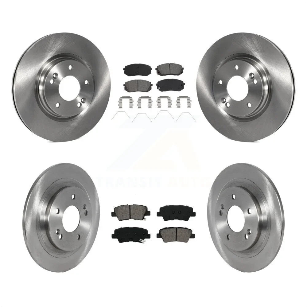 Front AWD Transit Hyundai For Kit And Brake Pads Rear 2022 With Electric Kona Semi-Metallic - Disc K8S-103756 Auto Parking Rotors