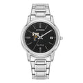 Steel Women's Dial Stainless Black Watch FIU Silver Eco-Drive Panthers Watch Citizen