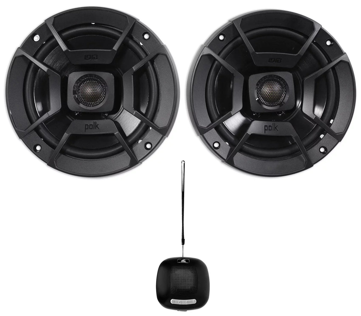 300w Speakers+Speaker (2) DB652 6.5" Car/Marine/Motorcycle Polk Audio