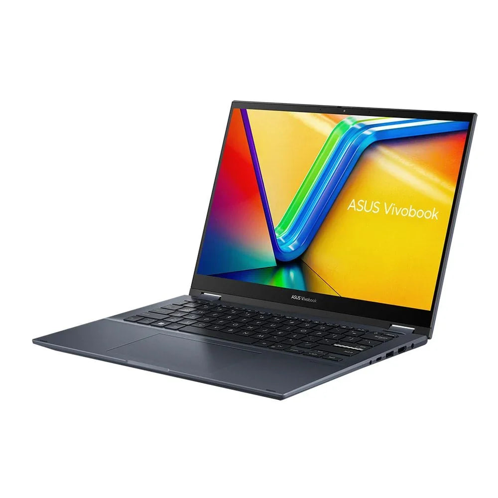 DDR4 Vivobook Core ASUS Blue WiFi BT Drive Laptop 1220P Processor Home Computer 12th 1.1GHz Flip 8GB Graphics UHD Windows 2-in-1 S Intel State i3 Gen 256GB 14" 11 Quiet TP3402ZA-OS34T Solid RAM Intel
