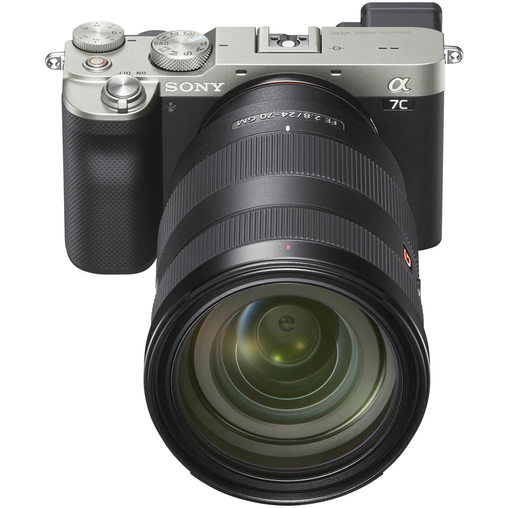 Software F2.8 Camera Full Master 24-70mm SEL2470GM Backpack Sony Case Zoom Frame and Photography w/ Sony Bundle Gear G Body FE Mirrorless Silver GM , Deco ILCE7C/S Accessories Lens with a7C
