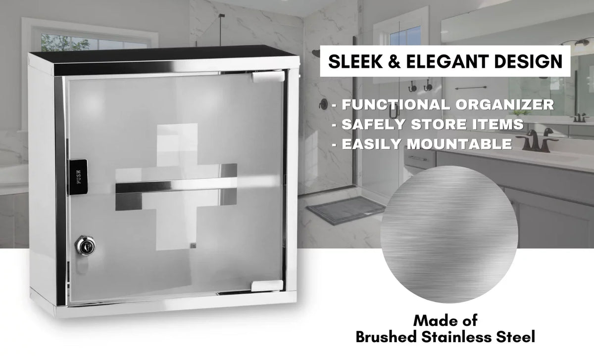 Cabinet Lockable Toughty Medicine