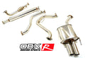 By Exhaust Catback OBX-RS 05 2.0L to Saab Fitment 9-3 11 For Stainless