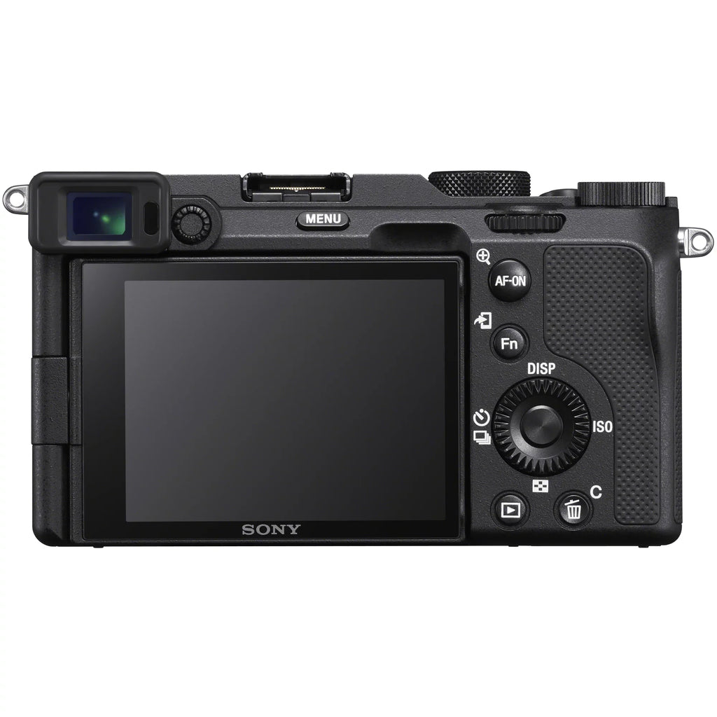 '+ Lens Mirrorless SEL35F14GM with LED + Bundle + Deco FE GM Frame Accessories Master ILCE7C/B Case a7C Gear Backpack G Camera Photography Monopod and Black Sony Full Body Sony + F1.4 35mm Microphone