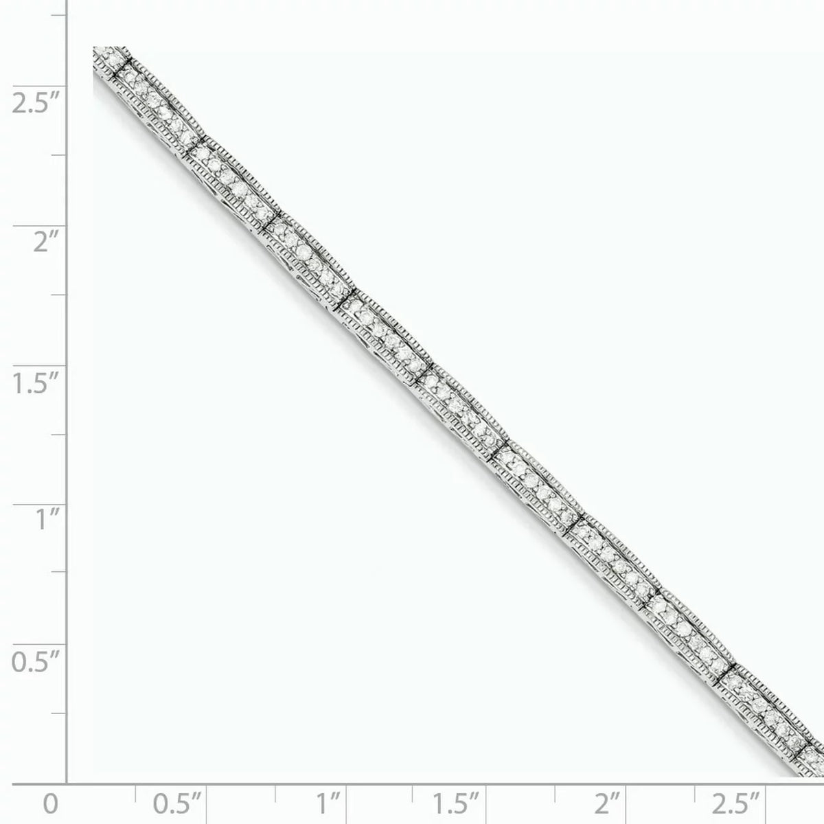 1.02ct Diamond Wt- White Carat Fancy Bracelet. Gold 14k