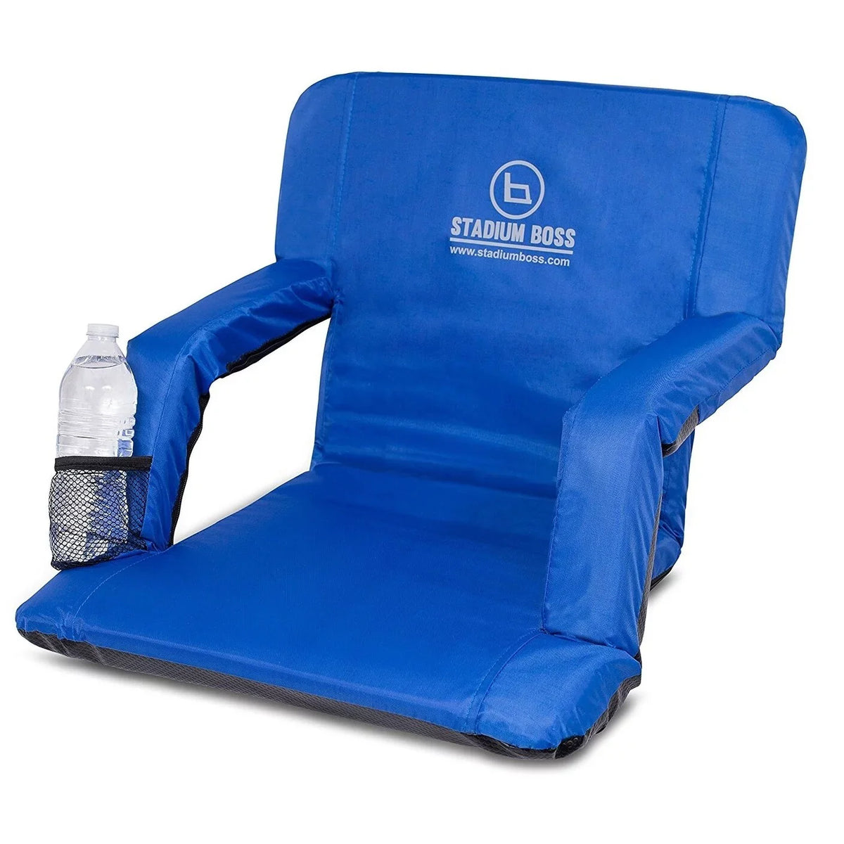 Bleachers, Positions Brands 6 Seat Reclining - Backyard, Beach Recliner Stadium & Benches, Camping BirdRock Lawns, Blue - Stadium Boss for