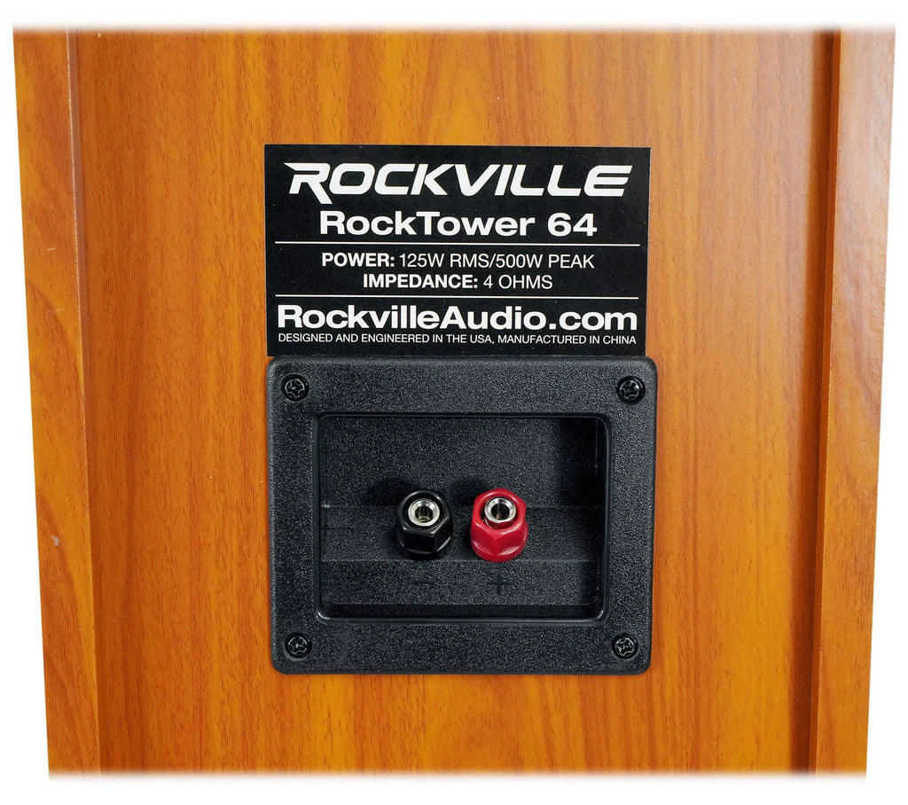 Bluetooth Rockville Tube WD Receiver Amplifier/Home Tower (2) + Speakers BluTube