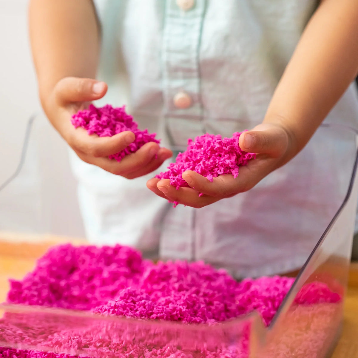 Pluffle Insights Ages Non-Toxic, 3+ Educational 4 Yellow, Pack Play, & Purple, Green, Sensory Pink Playfoam Out, Never Dries