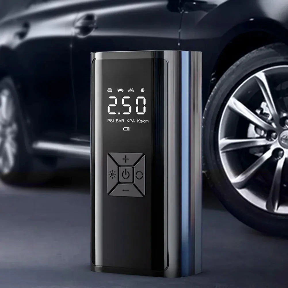 Inflatables, Light, Bicycles, Inflatable Pump Power Air for PowerCleany™ Electric Mattresses Emergency Cordless and Compressor for Air Tire Portable Air Inflator Bank Car Tires, Balls, LED and Boats,