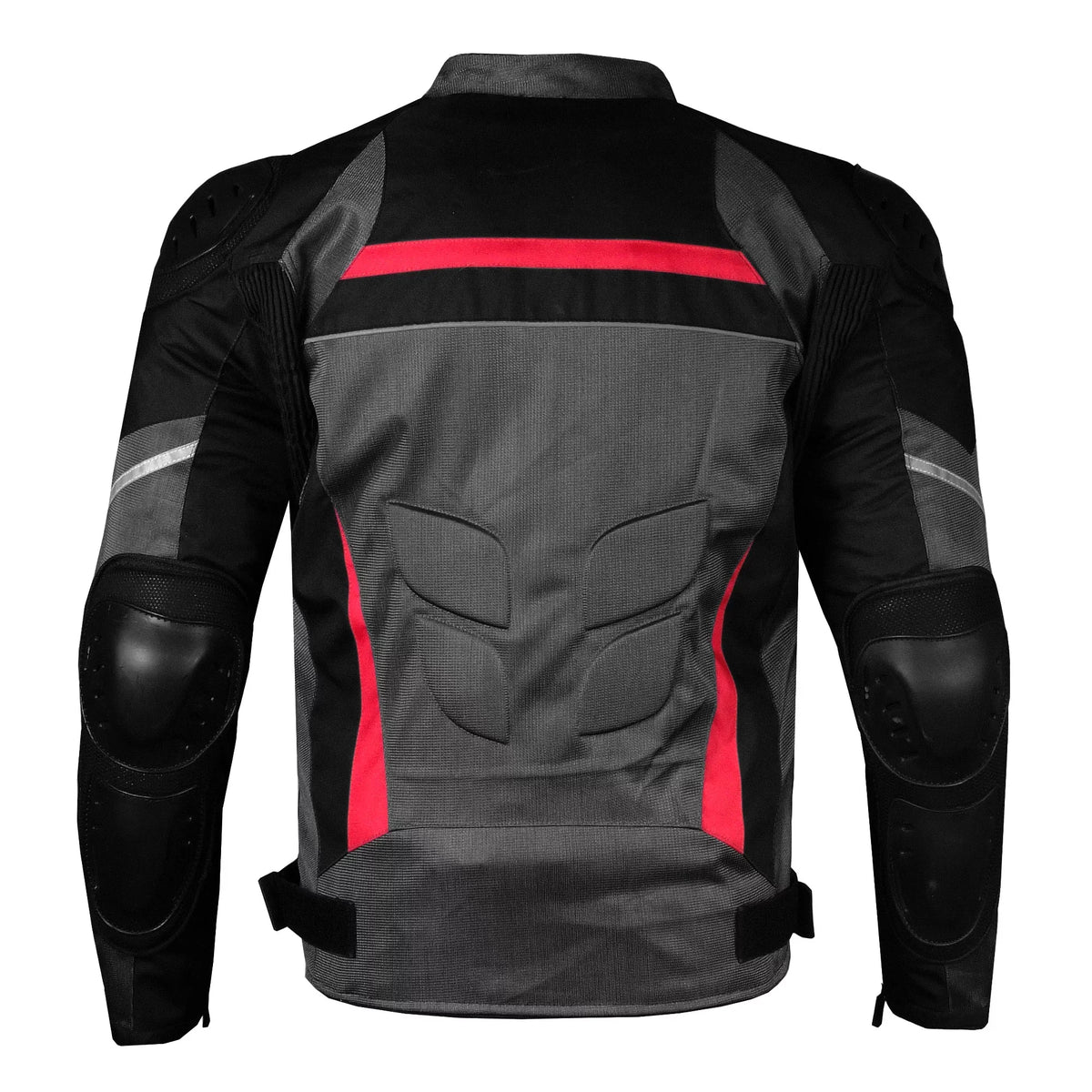Motorcycle Armor Men L Biker Touring Waterproof Grey Mesh AirTrek Jacket Rain