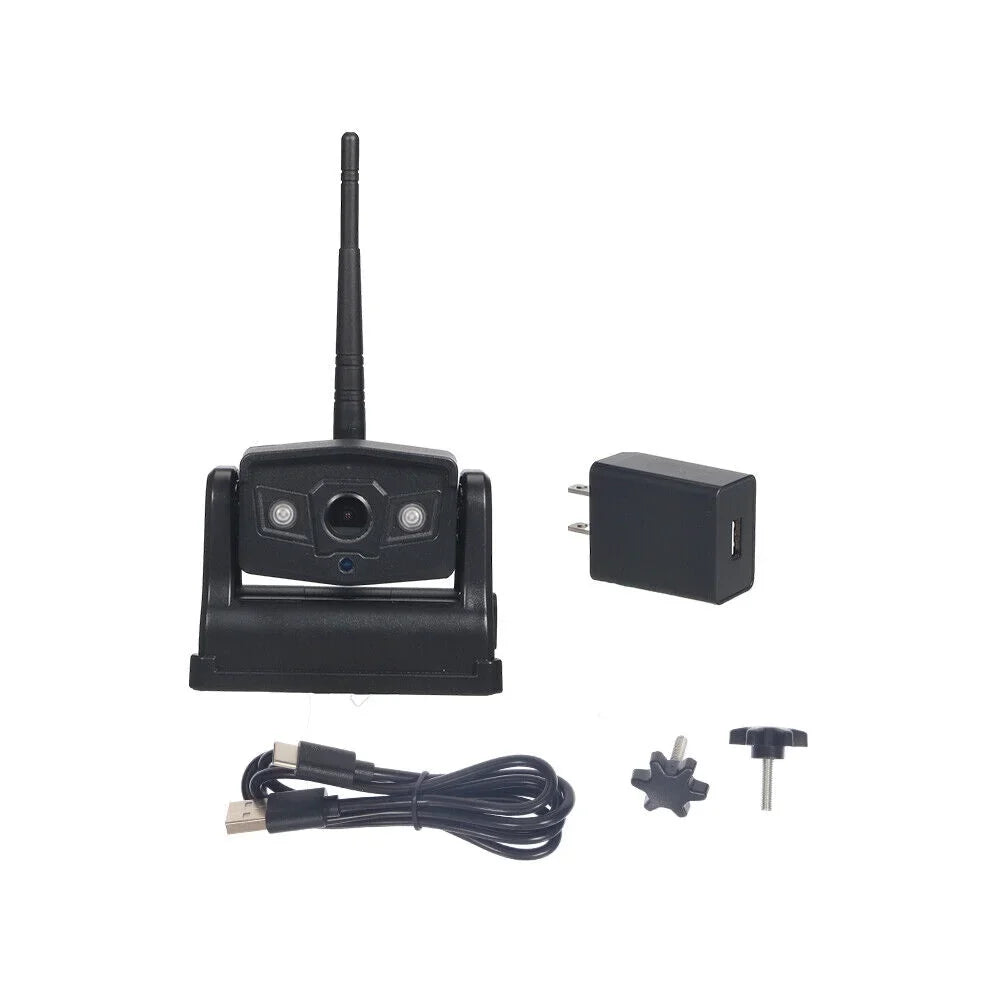Battery 9600mAh View JahyShow Magnetic Front/Rear Wireless, High-Capacity Backup Camera, WiFi