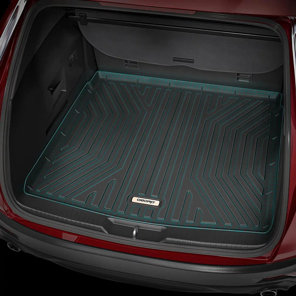 Row Tray for Cargo 2nd Subaru Fit Liner Fits 2019-2023 Ledkingdomus Black Trunk Cargo Forester, Rear Mats Behind Cargo Trunk