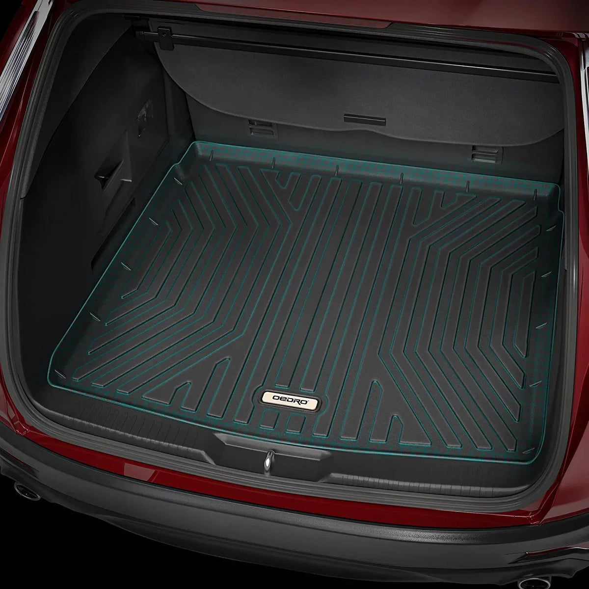 Row Tray for Cargo 2nd Subaru Fit Liner Fits 2019-2023 Ledkingdomus Black Trunk Cargo Forester, Rear Mats Behind Cargo Trunk