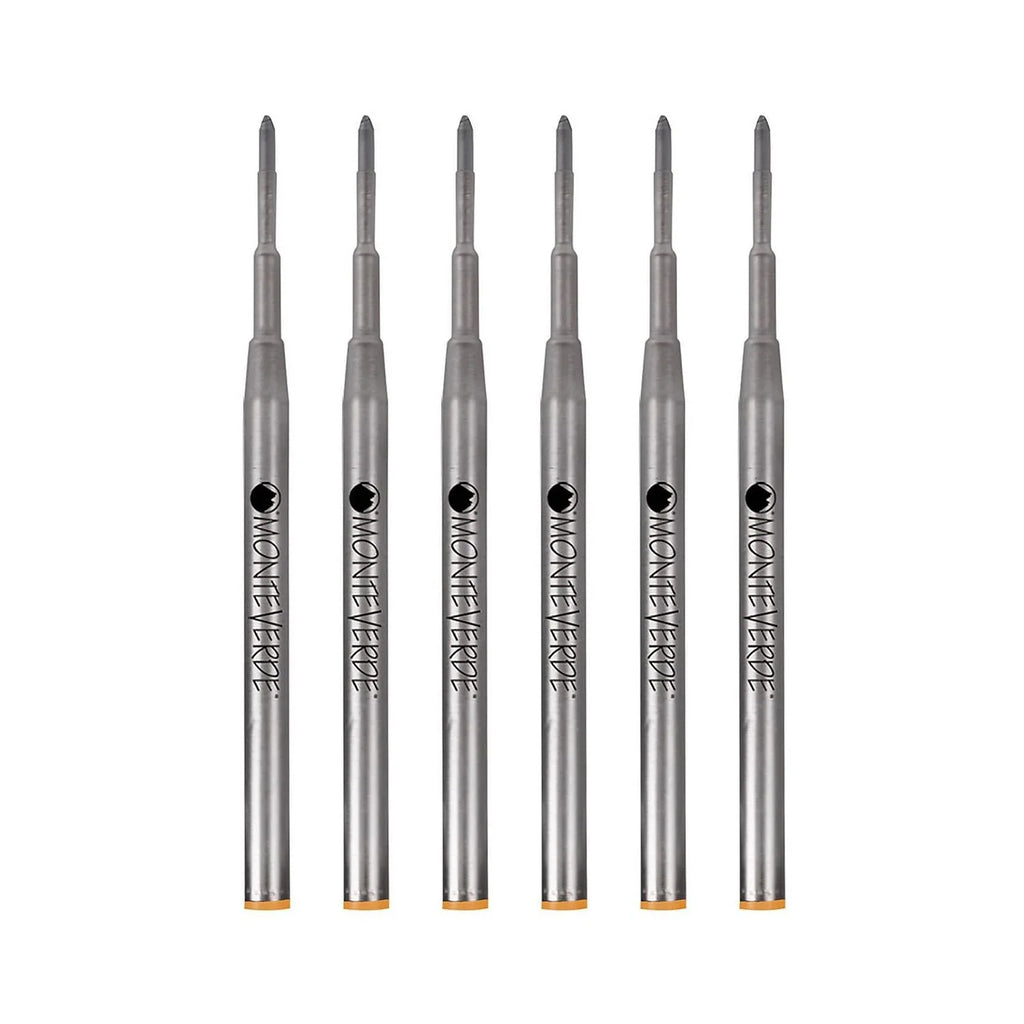 Orange Monteverde Montblanc Ballpoint Medium M133OR For Refill Pens 6/Pack Ballpoint