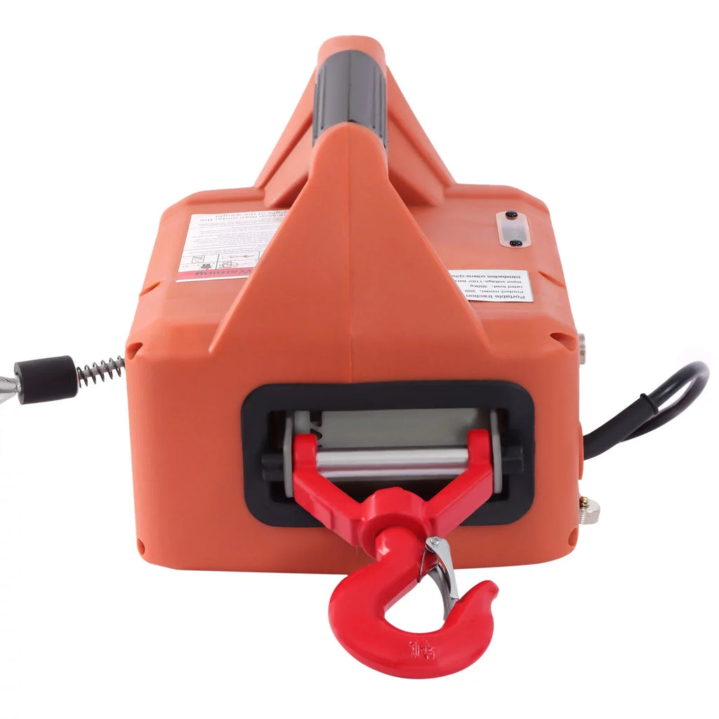 Remote Electric 3in1 Wireless Lift Crane TFCFL Winch Portable 1100lbs Hoists