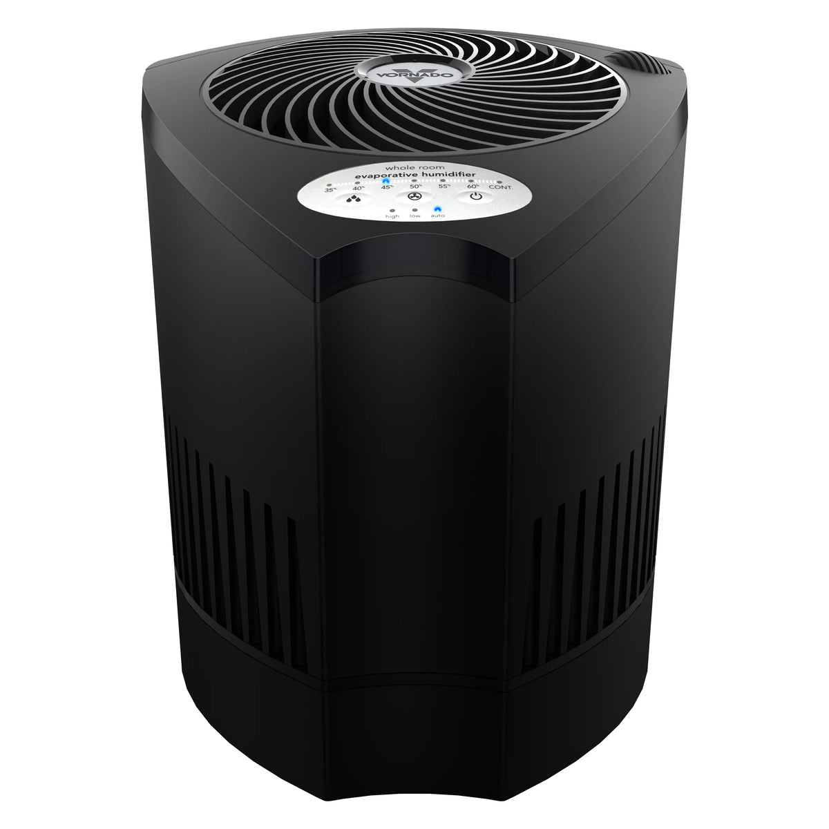 Black Coverage, Vornado 700 Evap3 Humidifier, Room ft Evaporative Whole sq
