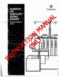 Viking Manual Owners User Husqvarna Huskylock Reprint 460 460D