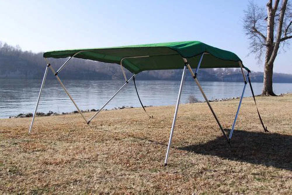 Kit, New (FAST Wide, 54" Hardware TO DELIVERY) Wide / SHIPPING Green Frame, and 8' High, Boat 8' Canopy, Deck Vortex Top 1 Pontoon Complete - 91-96" Long, Bow 4 Bimini BUSINESS 4 DAY