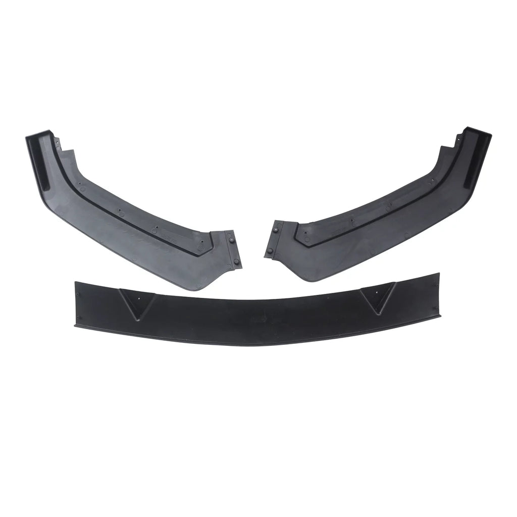 for Infiniti Q60 Front 3PCS 2017-2023 NINTE Gloss Bumper Lip Black