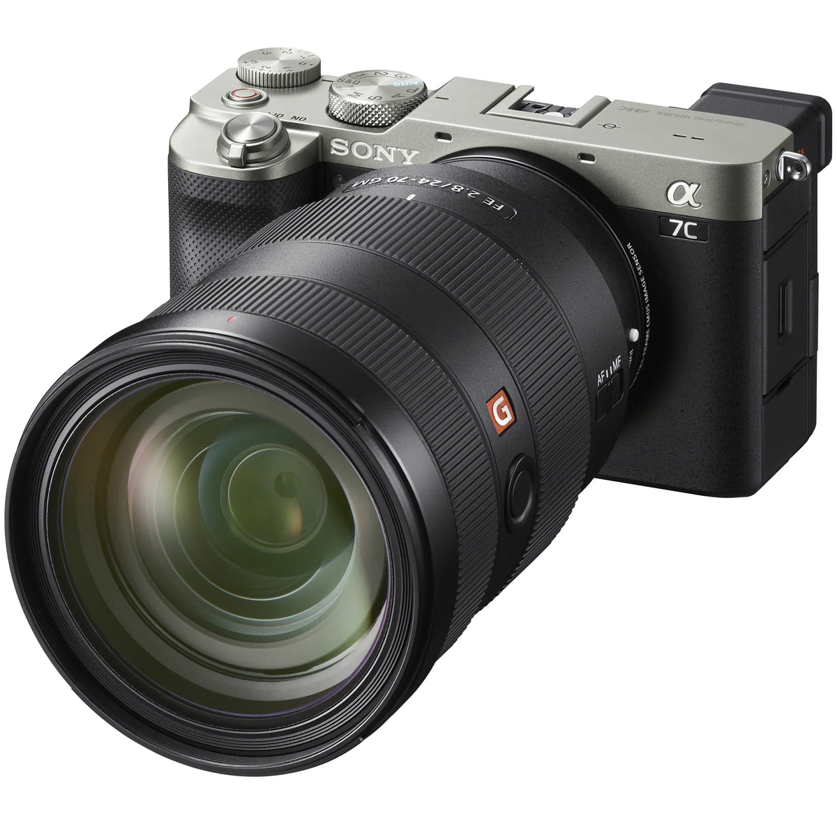 Software F2.8 Camera Full Master 24-70mm SEL2470GM Backpack Sony Case Zoom Frame and Photography w/ Sony Bundle Gear G Body FE Mirrorless Silver GM , Deco ILCE7C/S Accessories Lens with a7C