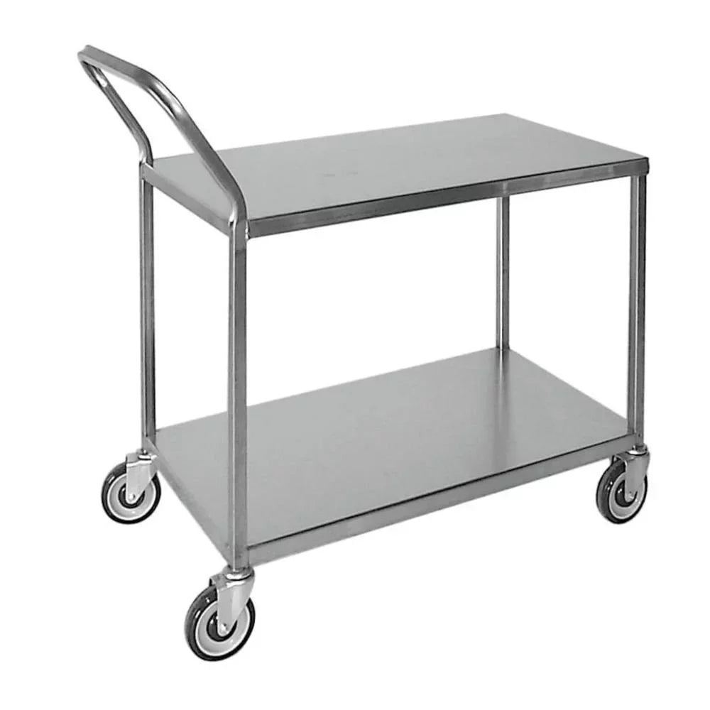 W x L Stainless 41" Handle Cart Stock - x 20" with Steel Loop 41" HUBERT® H