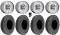 / Honda 1000 33" Delta Gm Race X3 / Can-Am Contrast Cut MetalFX Maverick Talon 15" Tires Wheels Pioneer