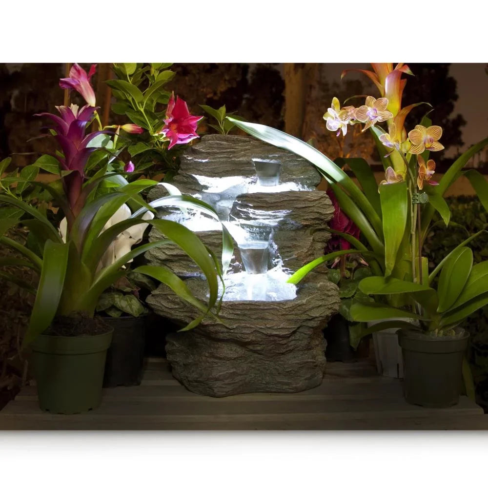 SLTWF15LED Life - Water - Relaxing Tabletop Decoration Water Serene Feature Fountain