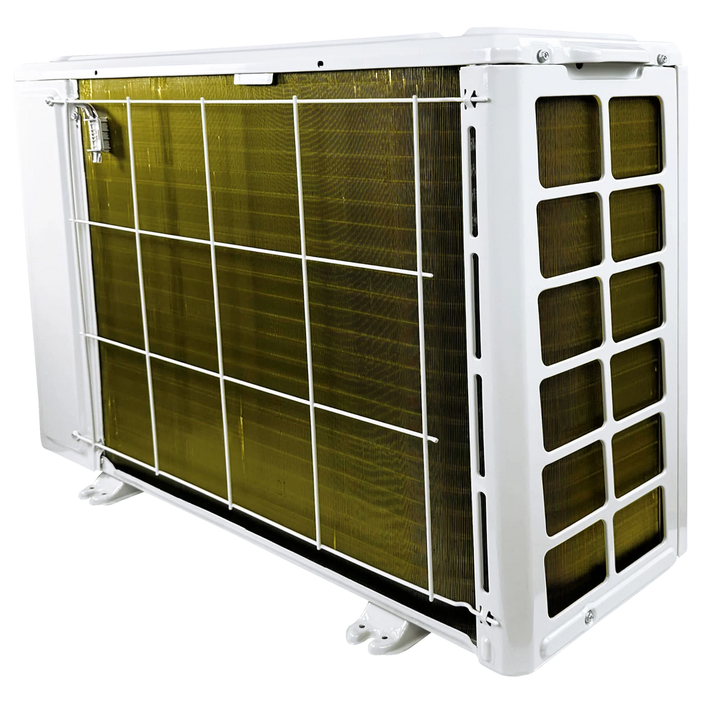 ft. to 21.5 Btu Pump sq. Heat Mini-Split Conditioner Ductless Air 400 SEER2 Klimaire 9,000 up