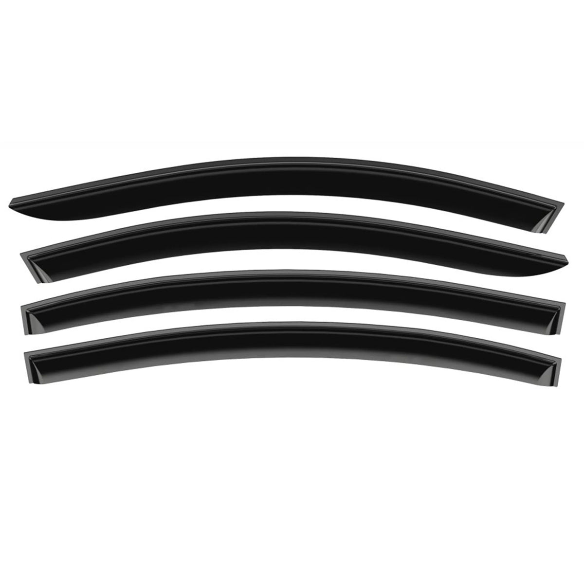 Ford for 2015-2020 in-Channel F250-F550 Ford Rain Extra 17-23), Window Visors, Vent Pieces F150 4 Deflectors, Guards - Glass SuperCab for (fit 230095 Voron Durable Window