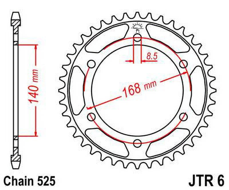 for F800 09-16 bolts-K73 & JT Rear Kit for Sprockets 8.5mm Sproket BMW Front R-JTR6.47