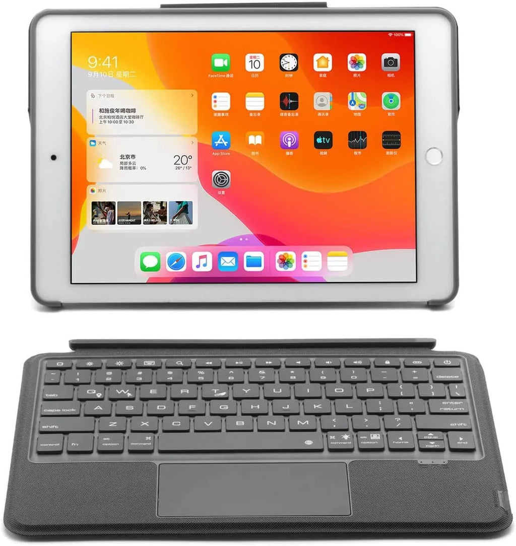 2021 7th 3rd / Multi-Touch Backlit 10.5" inch Generation / Magnetic New / 2019 Gen Trackpad, 8th Keyboard 2020 9th 10.2 2017, Black Case iPad Gen/Pro iPad Detachable Air iPad Bluetooth Keyboard for