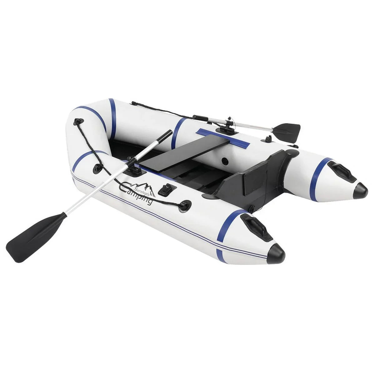 Assault Camping Water 7.5ft PVC Boat Survivals Fithood Adult 180kg OFF-WHITEf