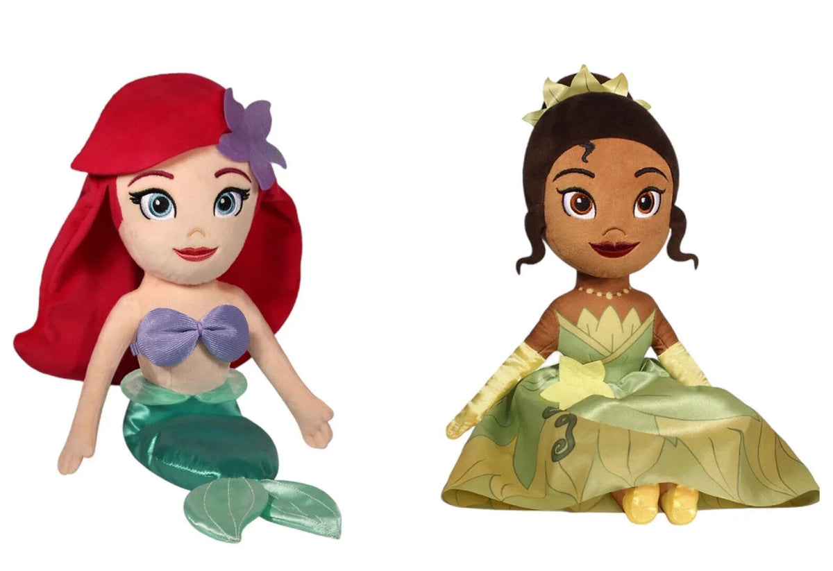 Mermaid Frog Little & Set Plush Ariel Doll High New & Tiana The 13” Princess Quality