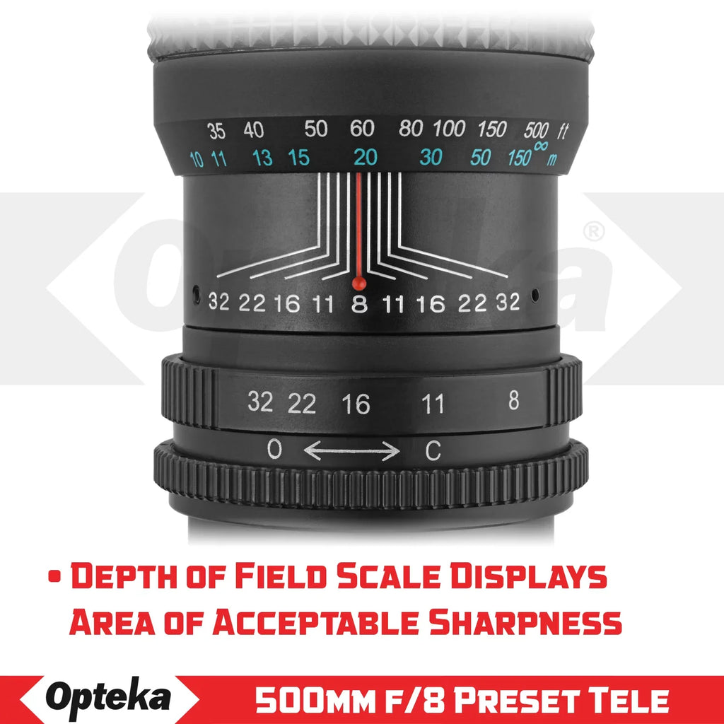 M2 for Lens Canon Telephoto M M6 M3 M100 Opteka M50 500mm f/8 EOS M5