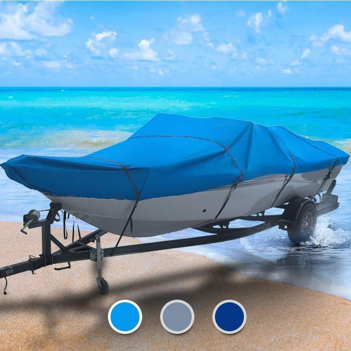 Boat 92" Length Cover Seal 1200 Semi-Custom X Skin 18'6" Boat Bass Width Beam