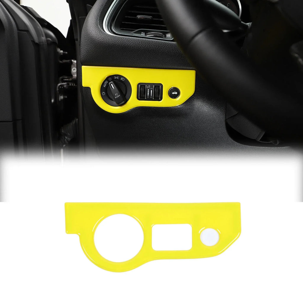 Cover Teledu Center Set Dash 17x Panel Trim Kit Console Yellow