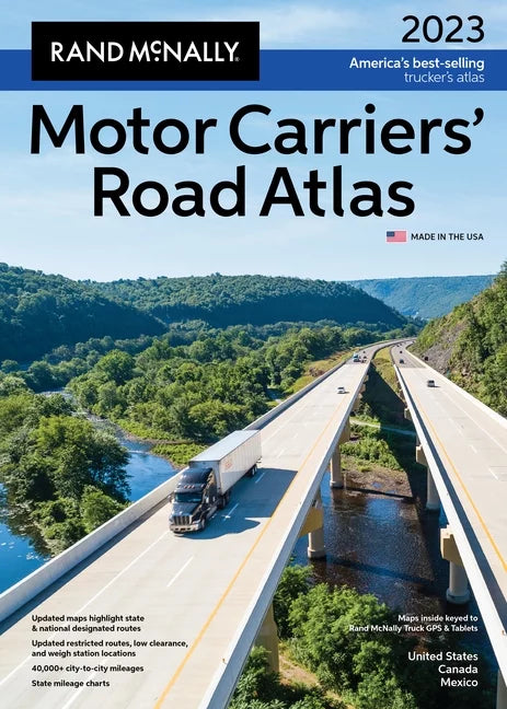 2023 Carriers' Mcnally (Paperback) Atlas Pre-Owned 9780528026416 Motor Rand Road
