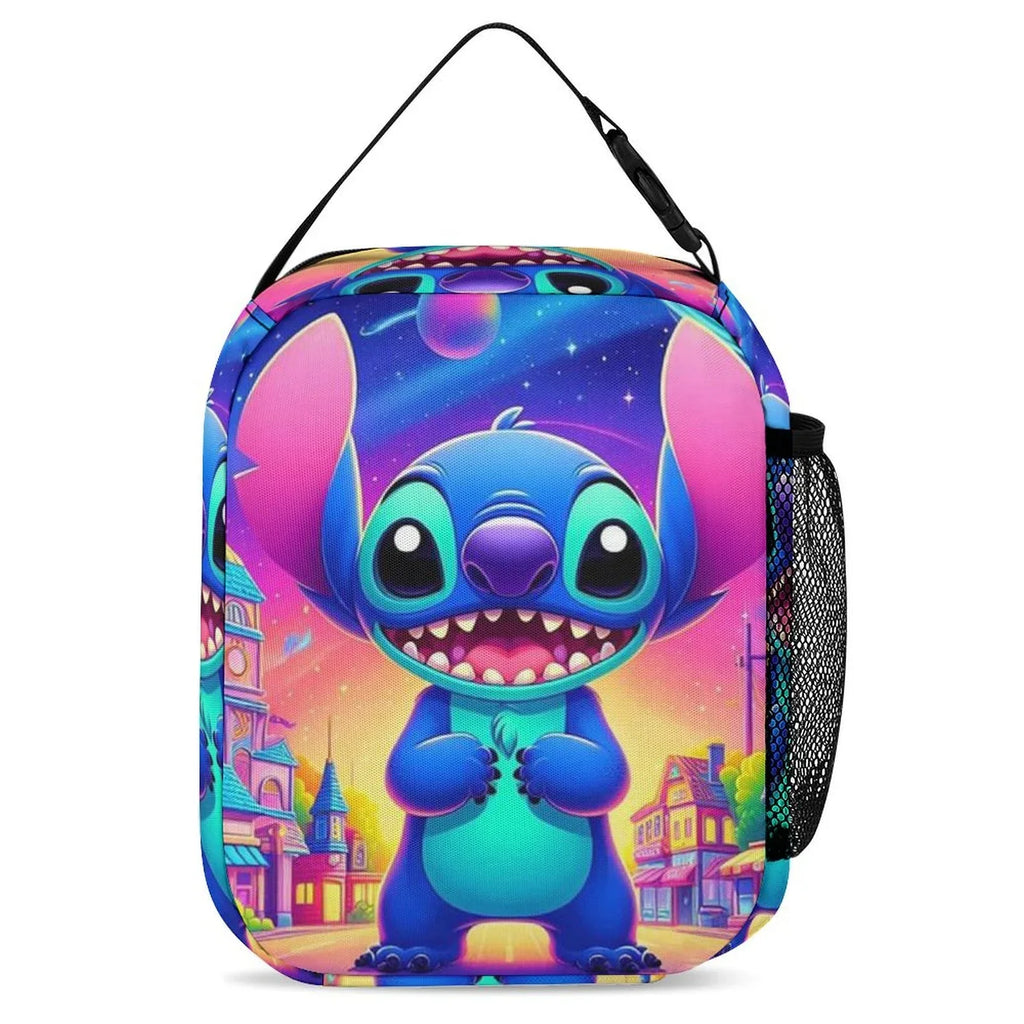 Kids Adult Tote Bag Boys Girls Thermal Cooler For Portable Art Lunch Handbag School Lilo Insulated Bag Bento Stitch Office