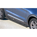 2020-2022 PE 4-Door Steel Style Series SUV Finish Step Ford Side Running Black + OE Area Step Carbon Board-S Explorer