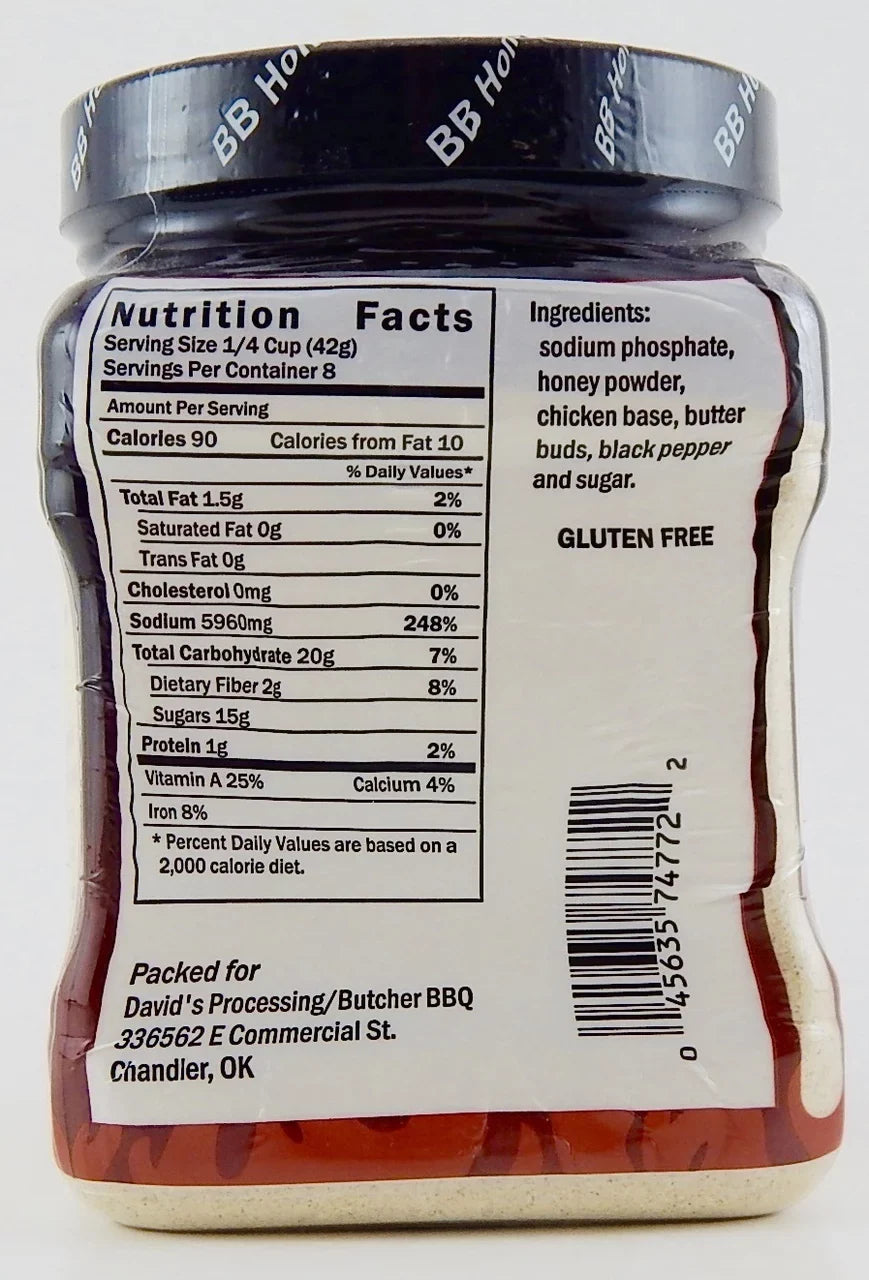 Bird 12oz. Butcher Booster Honey BBQ