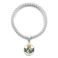 Emblem Bracelet Adjustable Sweden Symbol National Pendant Country Chain Bangle Jewelry Sliver