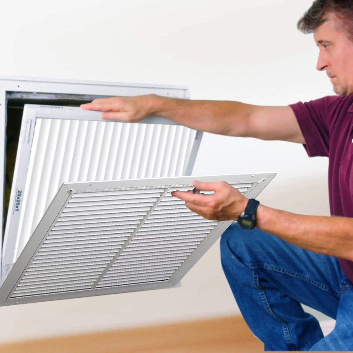 Pleated Honeywell Furnace Filter- 12 Pack 12 20x25x1 MERV Air HVAC