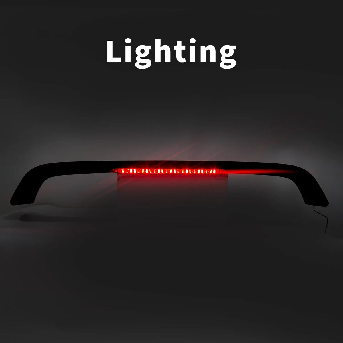 1999 Winglet Trunk Brake 1998 Lid Spoiler with Rear Kojem 2DR 1996 2000 Light Matte Black Honda T-R 1997 LED for Civic Wing Lamp Style