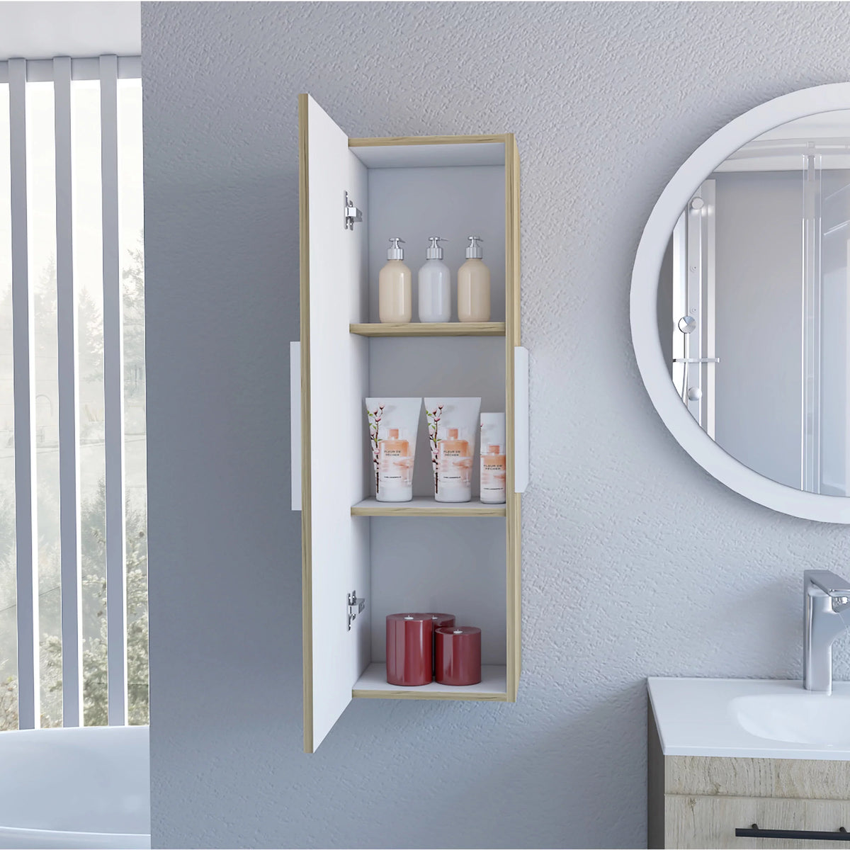 Elegant Medicine Cabinet Style Organize 3-Shelf | with