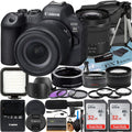 R6 Flash ZeeTech 2 Card + Mark Lens Pack 24-105mm Case + EOS Canon RF Camera Adapter Mirrorless II Accessory 32GB LED Memory + + with Mount SanDisk +