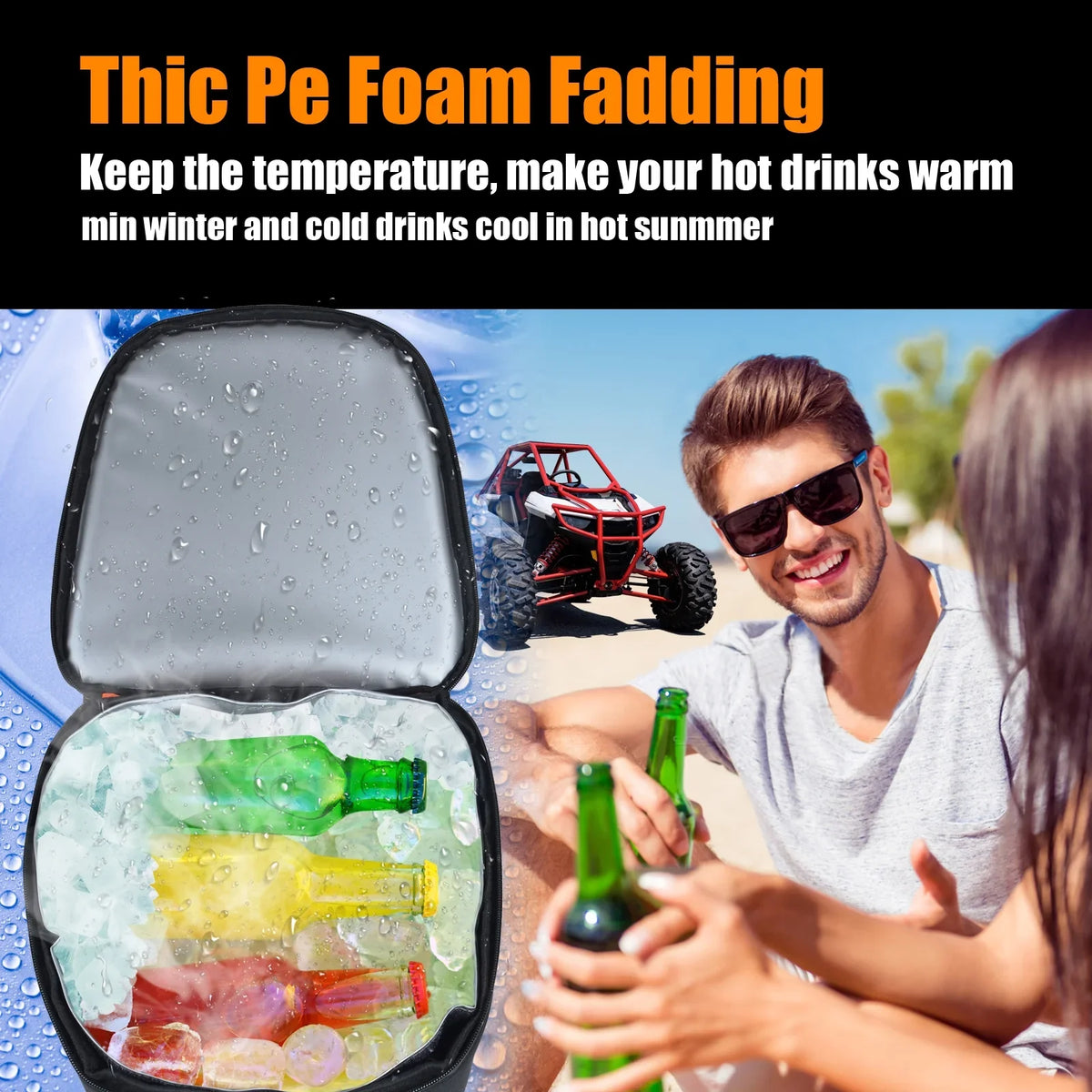 Accessories Cooler Waterproof Underhood Storage RZR Storage Bag Organizers UTV Bag for 2018+ RS1 Polaris RZR Tool Fit RS1