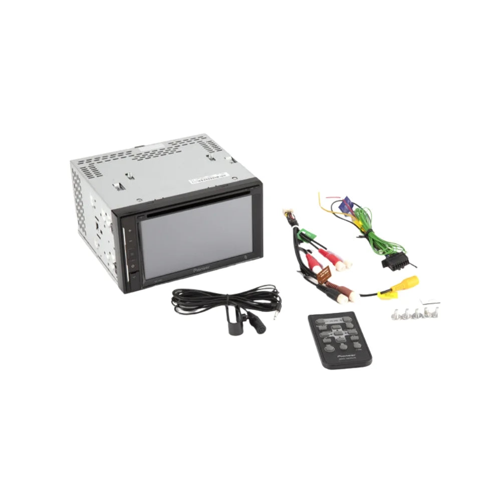 Kit/in-Dash Pickcup Stereo Digital Pioneer 6.2" KIT4854 DVD/CD for Chevrolet Touchscreen W/ AM/FM with Receiver Media S-10 Bundle 2002-2004 Car Bluetooth/Backup Double Camera/Install DIN AVH-241EX